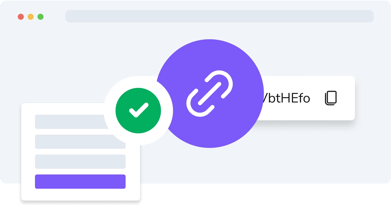 Symbol des Partnerprogramms mit einem Dokument, einem Häkchen und einem violetten Linksymbol – steht für geprüfte Empfehlungen und Partnerschaft.